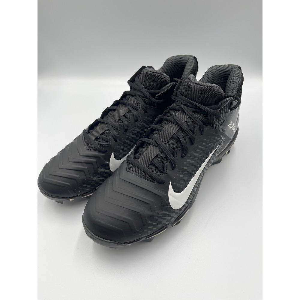 Nike Alpha Menace 2 Football Shoes Black White Mens Size‎ 9 - Picture 4 of 13